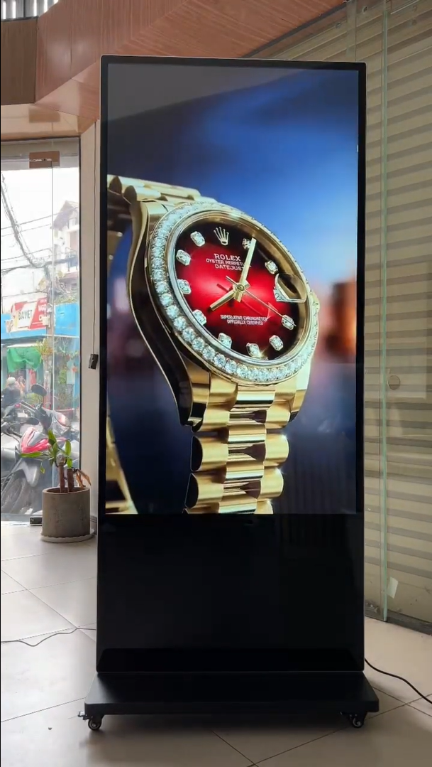 Màn Hình Quảng Cáo Chân Đứng LCD 55 Inch - Chính Hãng Lux Vision