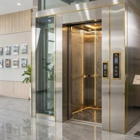 Ảnh hero toàn cảnh Giá thang máy gia đình 300kg hiện đại của Thang Máy HD tại showroom Việt Nam.