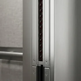 Cảm biến an toàn cửa của thang máy gia đình nhà 4 tầng cao cấp.