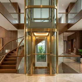 Bảng giá và chi phí lắp đặt hoàn thiện thang máy gia đình nhà 3 tầng.