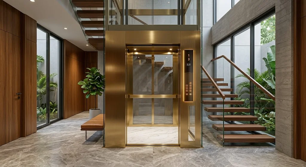 Báo giá thang máy gia đình nhà 3 tầng nhập khẩu nguyên chiếc cao cấp.