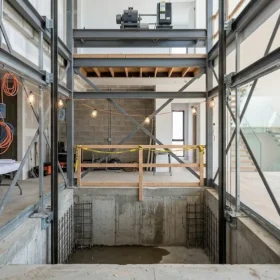 Kích thước hố pit tiêu chuẩn khi thi công thang máy gia đình nhà 3 tầng.