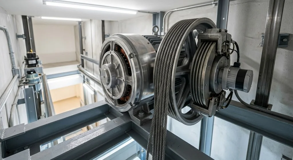 So sánh động cơ vận hành của thang máy gia đình nhà 3 tầng.