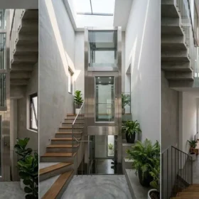 Tối ưu kích thước hố thông thủy cho hệ thống thang máy gia đình nhà 3 tầng.