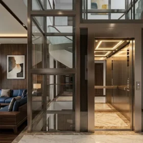 Chi phí lắp đặt thang máy gia đình nhà 5 tầng trọn gói năm 2026.