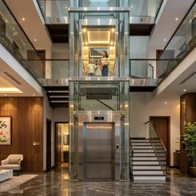 Các phân khúc giá thiết bị thang máy gia đình nhà 5 tầng từ liên doanh đến nhập khẩu.